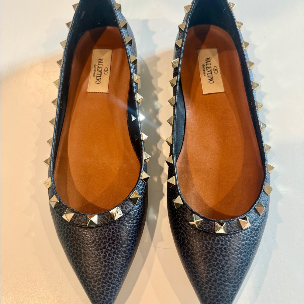 Valentino Rockstud Flats. Size 38